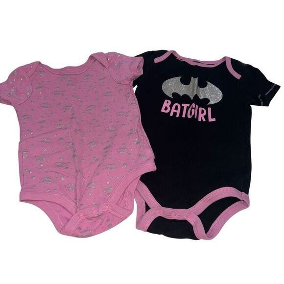 Batman Girls One Piece Bodysuits - Size -18 months (set of 2) - Picture 1 of 4